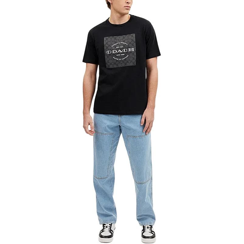 Футболка COACH SS24 Letter Print Tee Black - изображение 2