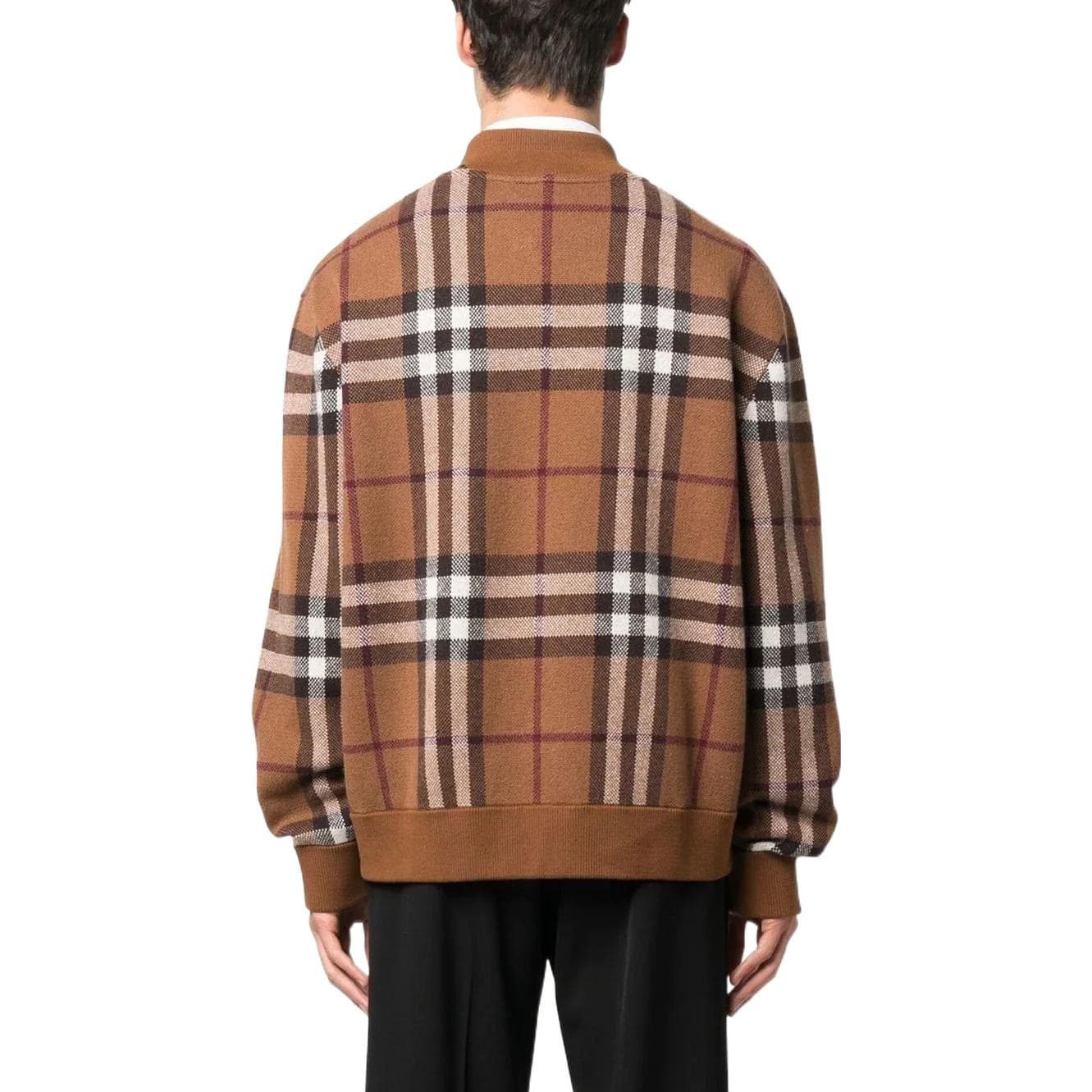 Куртка Burberry SS22 Check Print Jacket Brown - изображение 4