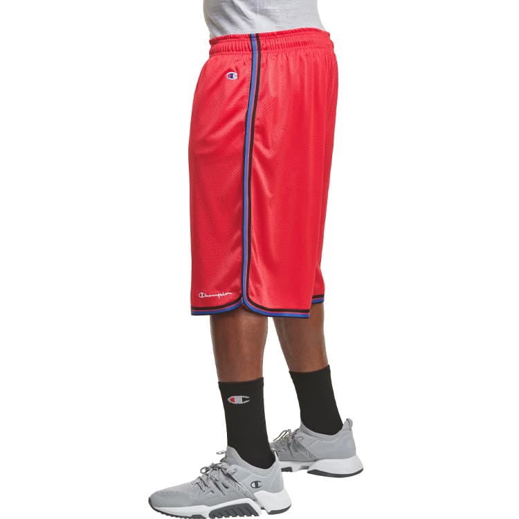 Шорты Champion Retro Stripe Mesh Shorts Red - изображение 6