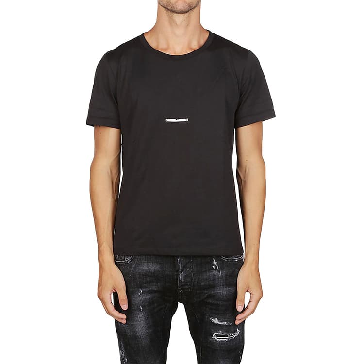 Футболка Saint Laurent Classic Logo T-Shirt Black - изображение 4