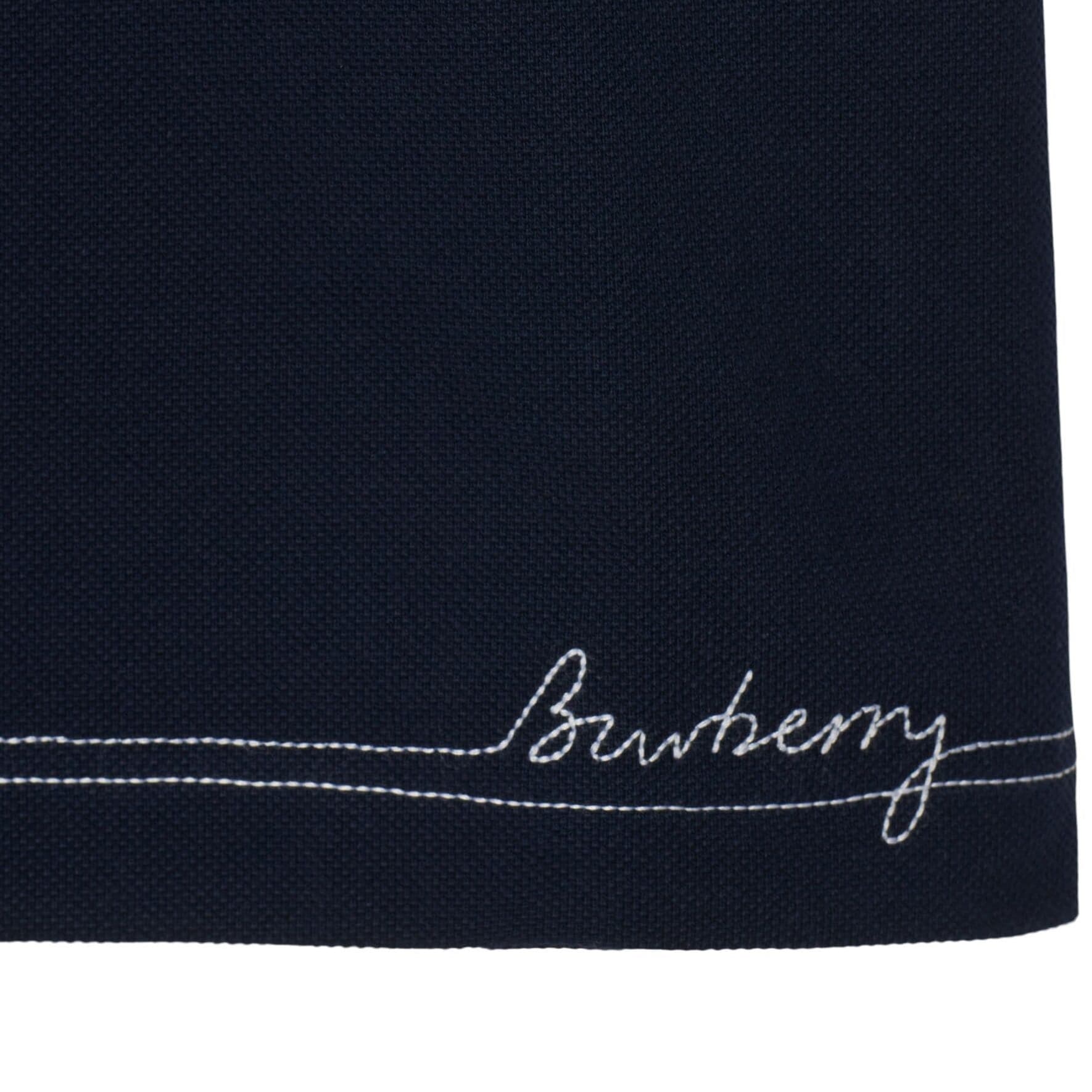 Поло Burberry SS24 Поло Мужское Морской Синий - изображение 4