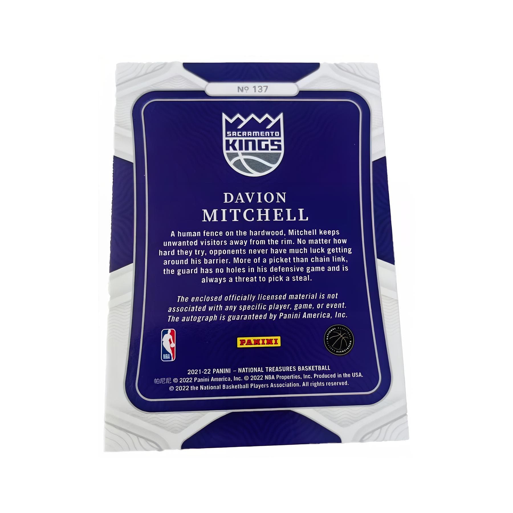 Коллекционные карточки PANINI 21-22 RPA Patch Rc - изображение 2