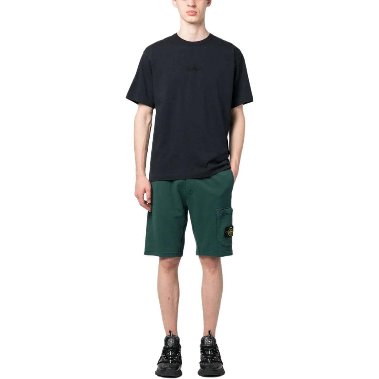 Шорты Stone Island Повседневные шорты Мужские Зеленые - изображение 2