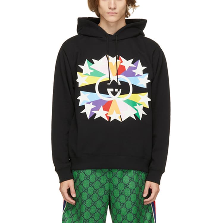 Кофта GUCCI FW21 Logo Sweatshirt Black - изображение 3