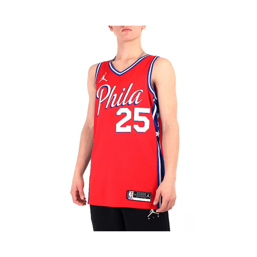 Баскетбольная майка Jordan 76ers Simmons 25 Jersey - изображение 5