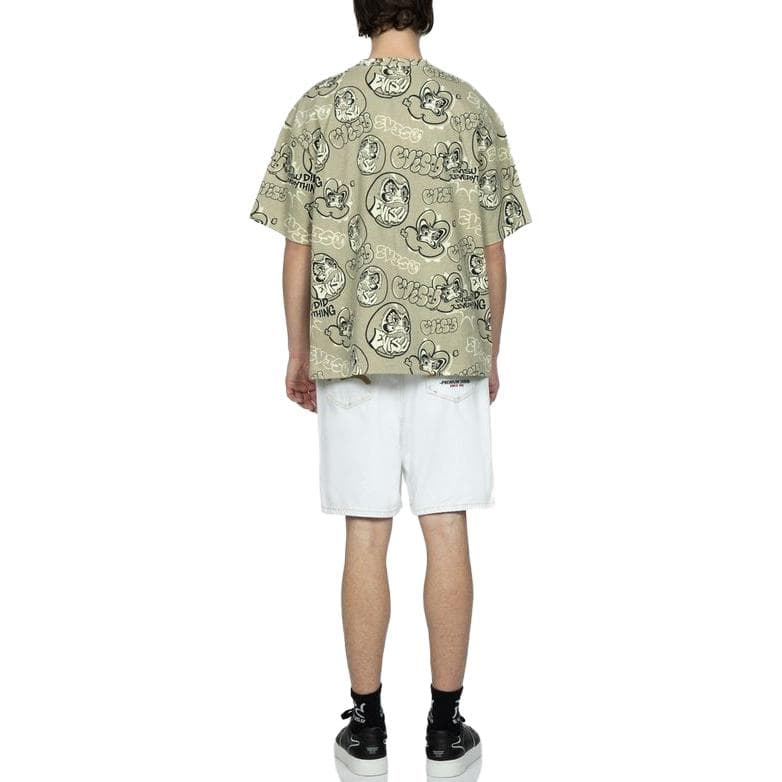 Джинсовые шорты EVISU Белые Мужские Джинсовые Шорты - изображение 3