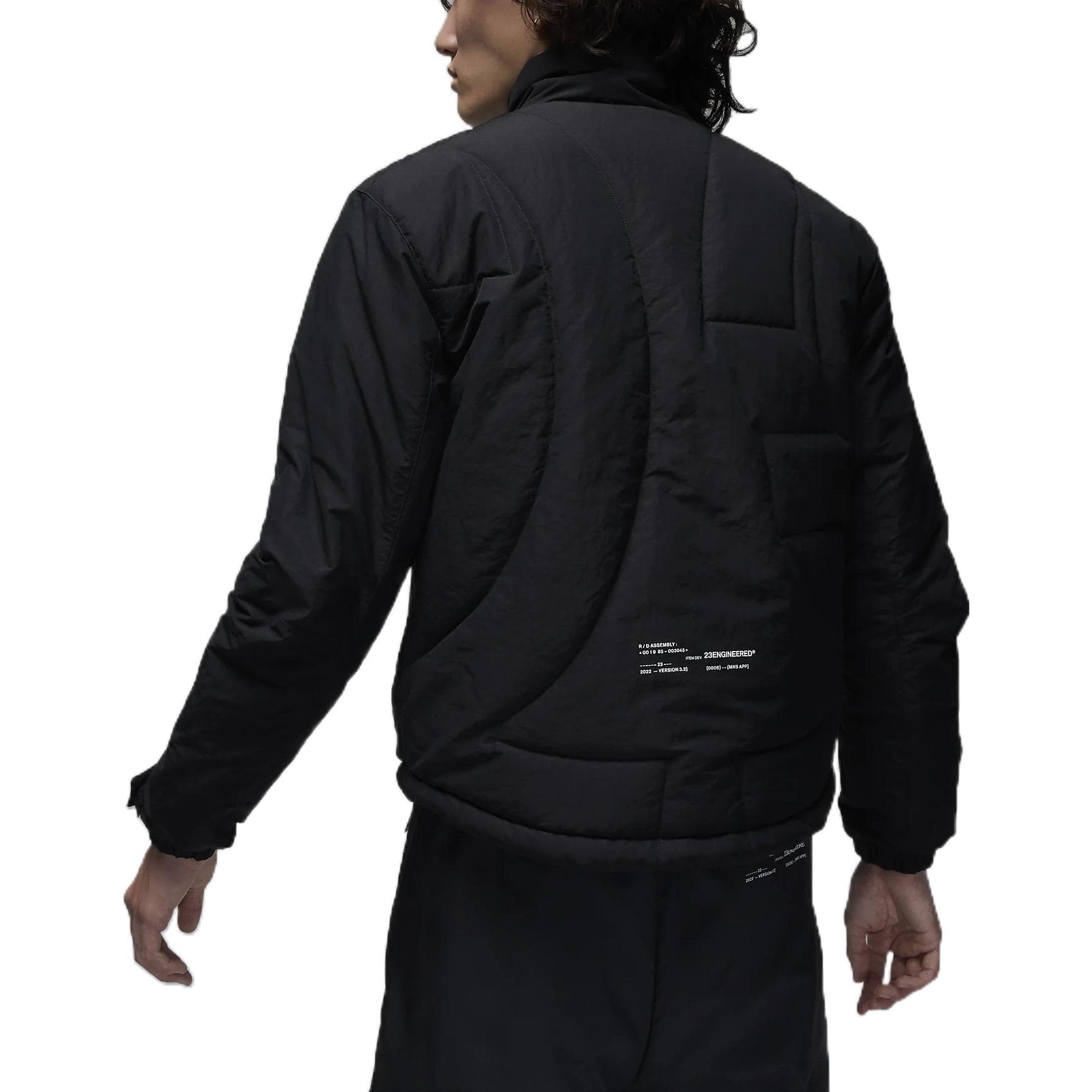 Зимняя куртка пуховик Jordan Cotton Jacket Black - изображение 5