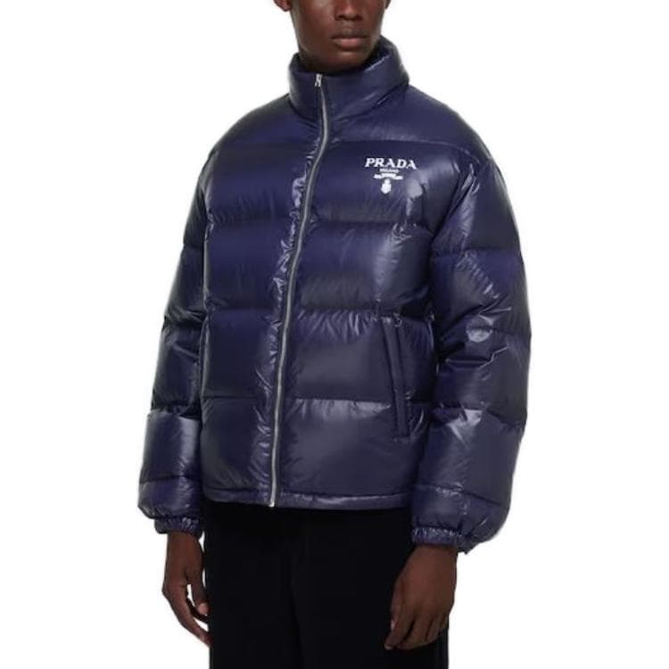 Куртка Prada Quilted Jacket Blue - изображение 4