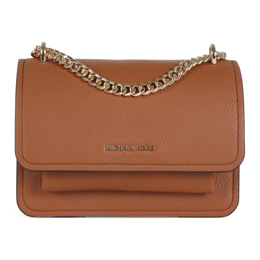 Сумка через плечо MICHAEL KORS Claire Зернистая текстура кожа Сумка через плечо Сумка на плечо Женская Коровья кожа Коричневый - изображение 1