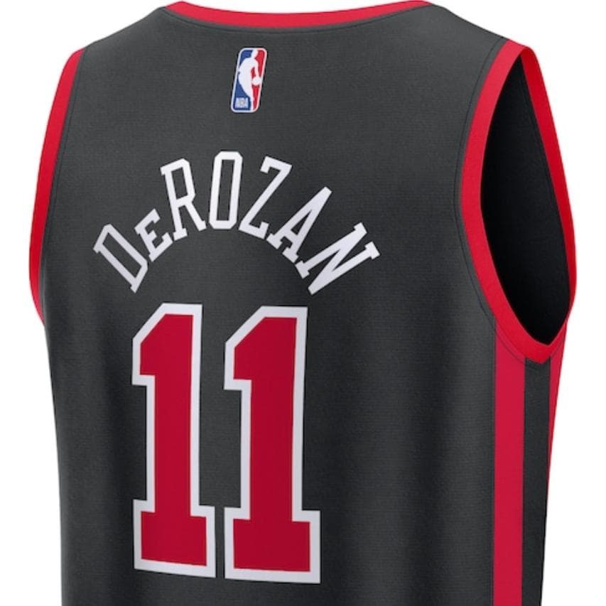 Баскетбольная майка Nike Dri-Fit NBA Swingman Jersey Chicago Bulls DeMar DeRozan 11 Black - изображение 6