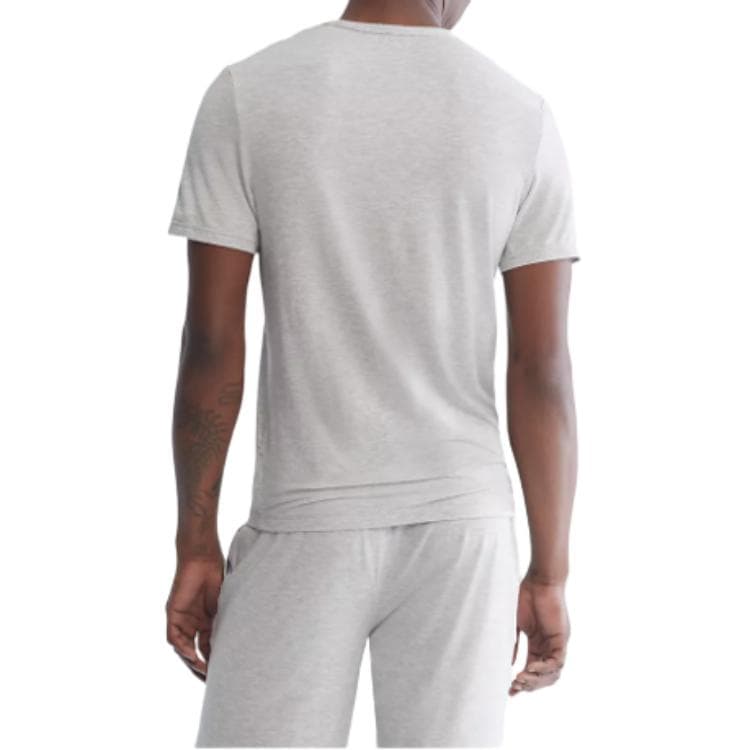 Футболка Calvin Klein T-рубашка мужская серый цвет смешанный материал - изображение 2