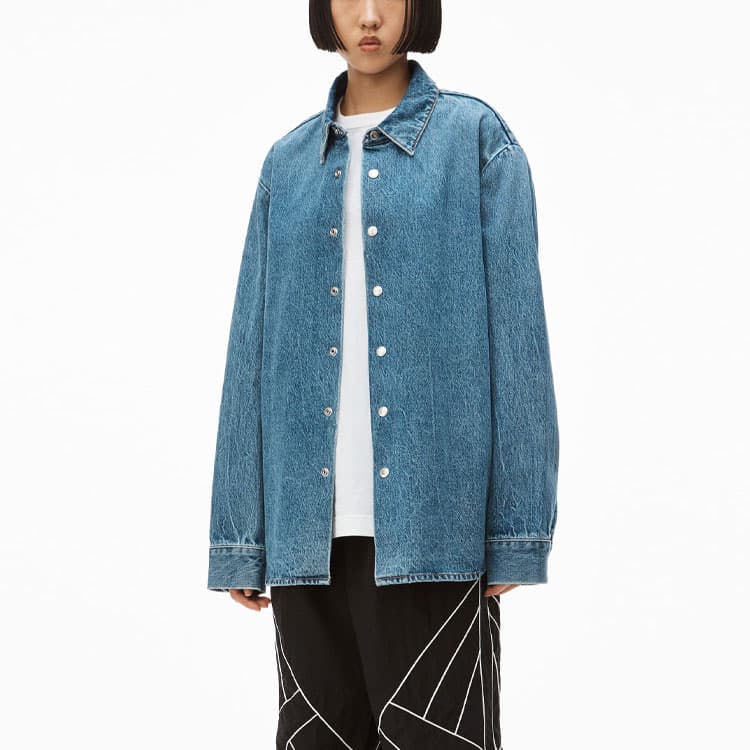 Джинсовая куртка alexander wang SS22 - изображение 2
