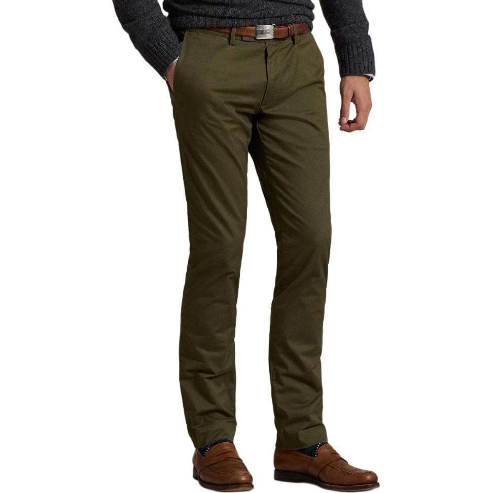 Штаны Polo Ralph Lauren FW24 Повседневные брюки Мужские Оливково-зеленые - изображение 4