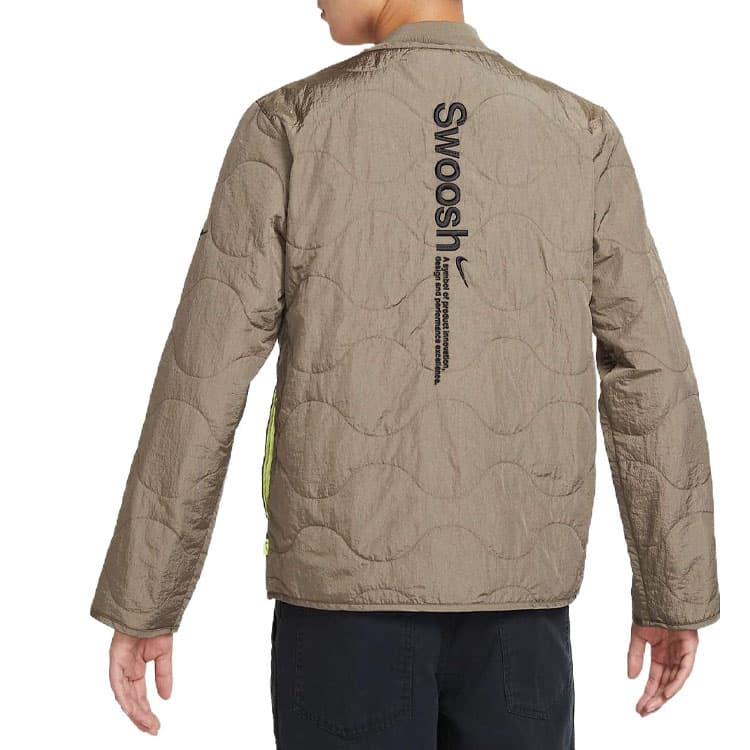Куртка Nike Logo Baseball Jacket Brown - изображение 4