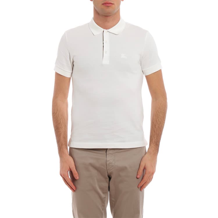 Поло Burberry Polo Shirt White - изображение 3