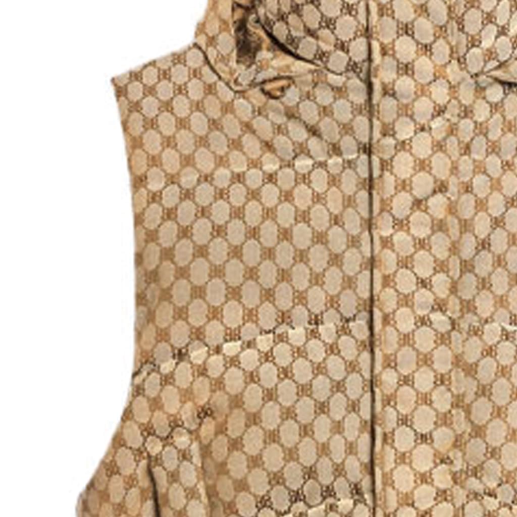 Жилет Balenciaga x Gucci Hacker BB Print Vest Khaki - изображение 7