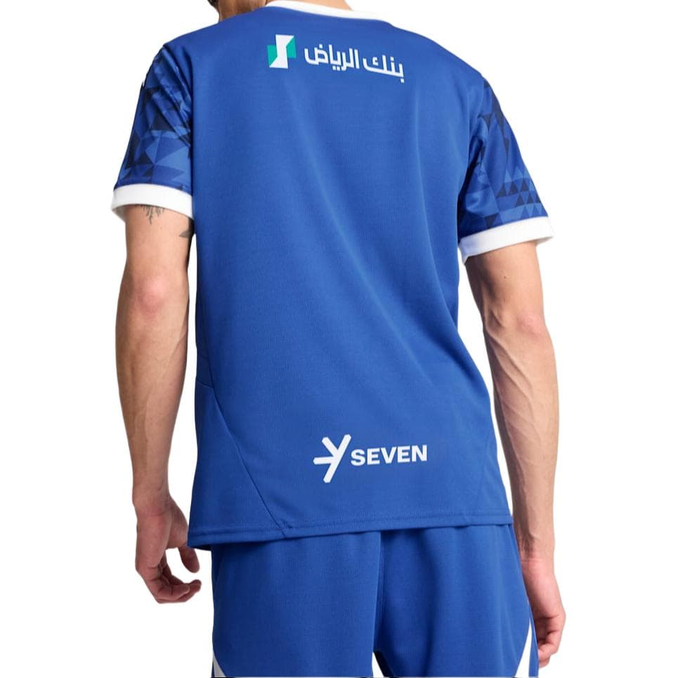 PUMA Leade Лунный AL Hilal Saudi F.C. 24 25 Домашняя Реплика Джерси Мужской Футбол Джерси Темно-синий Белый - изображение 4