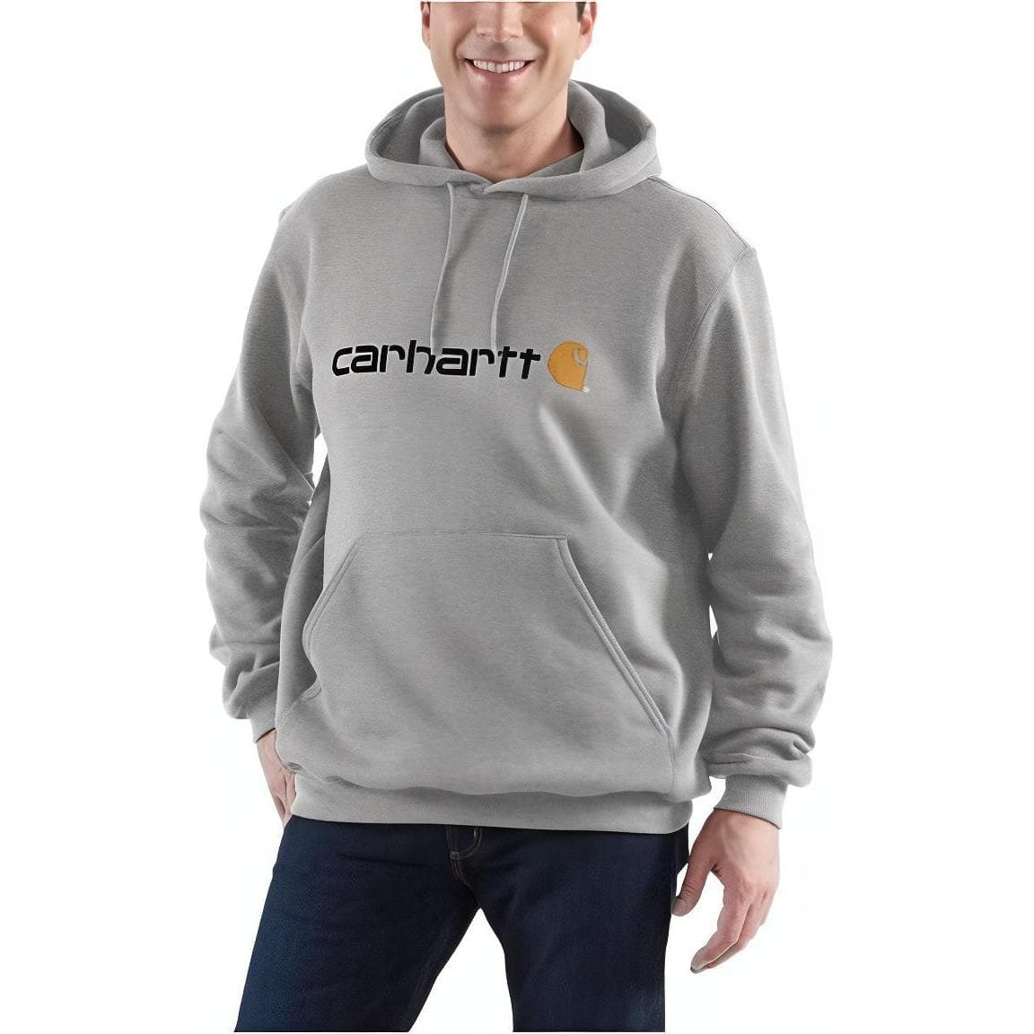 Худи Carhartt 100074 MIDWEIGHT LOGO GRAPHIC HOODIE LOOSE FIT - изображение 2