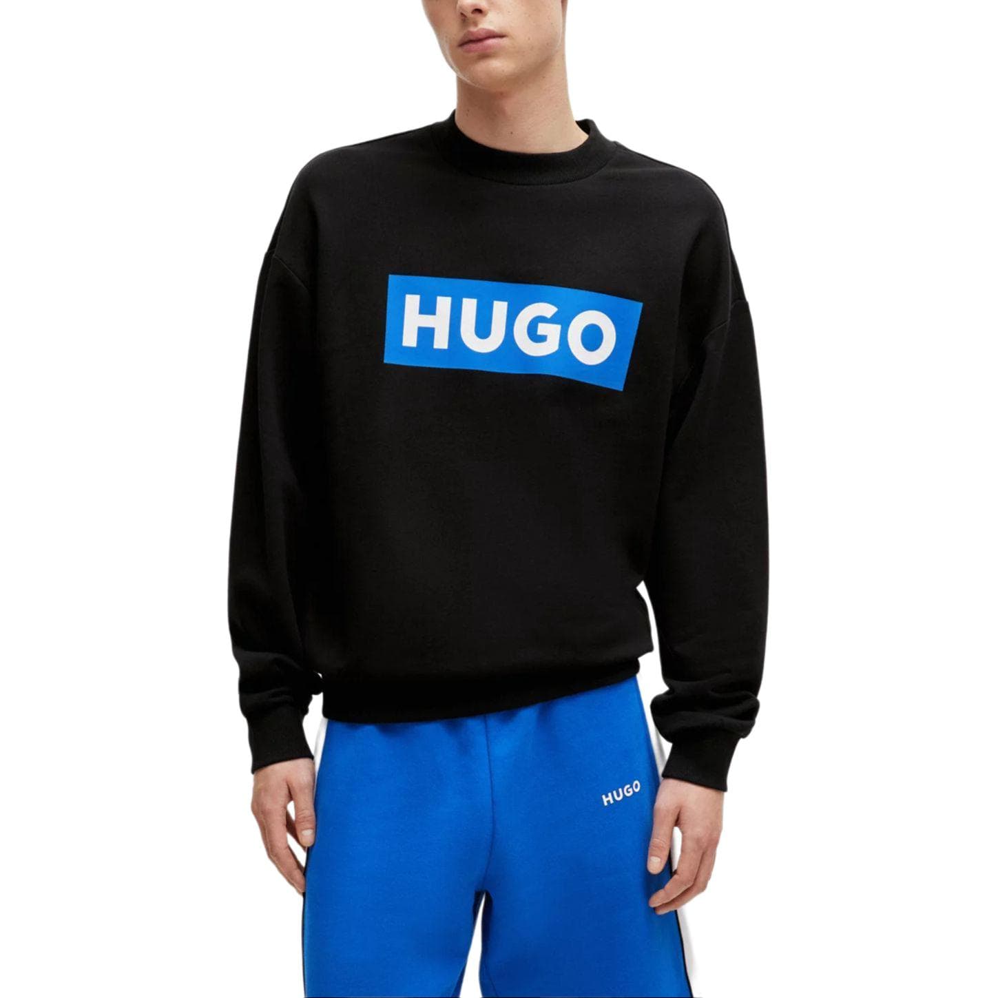 Кофта HUGO BOSS Cotton-Terry Sweatshirt With Logo Print - изображение 4