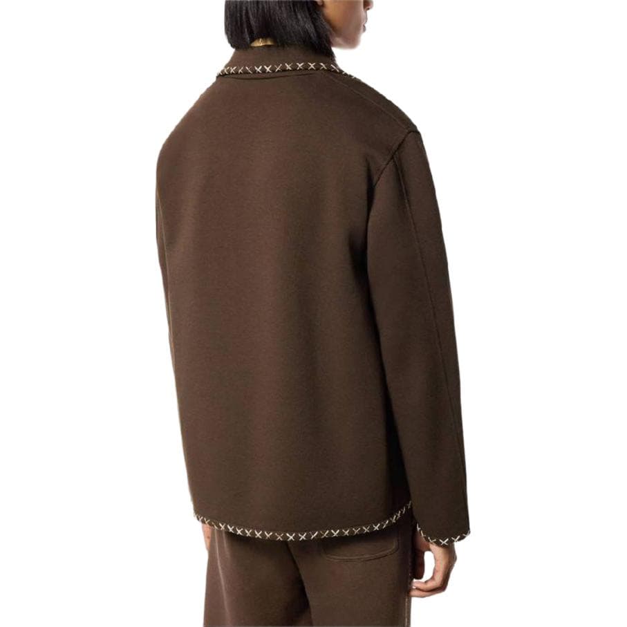 Куртка LOUIS VUITTON x Tyler SS24 Embroidered Jacket Chocolate - изображение 5