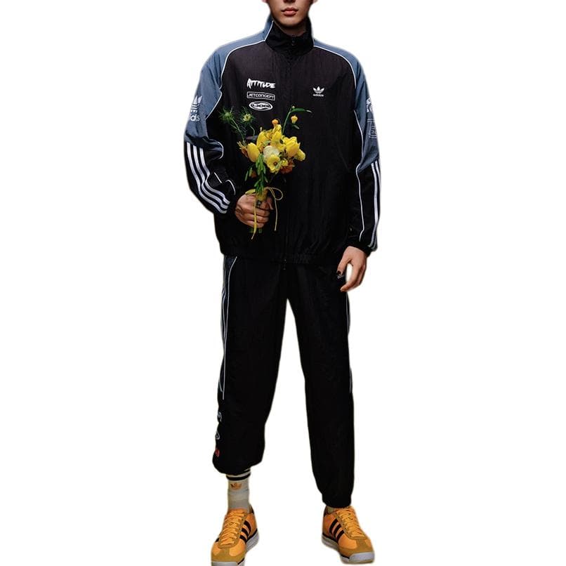 Куртка Adidas Originals Adicolor Куртки Пальто Мужской Черный - изображение 4