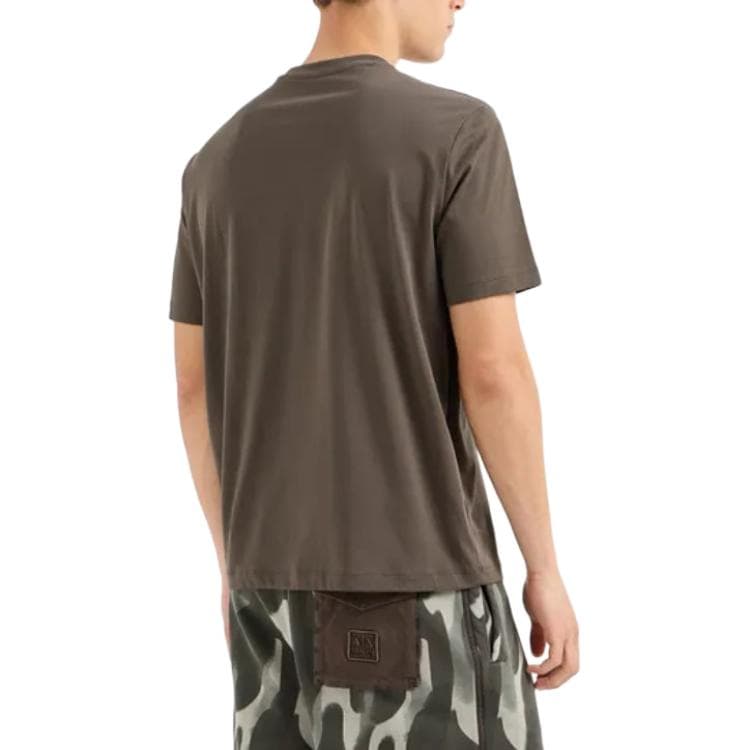 Футболка ARMANI EXCHANGE AE T Рубашка Мужская Кофейного Цвета - изображение 3