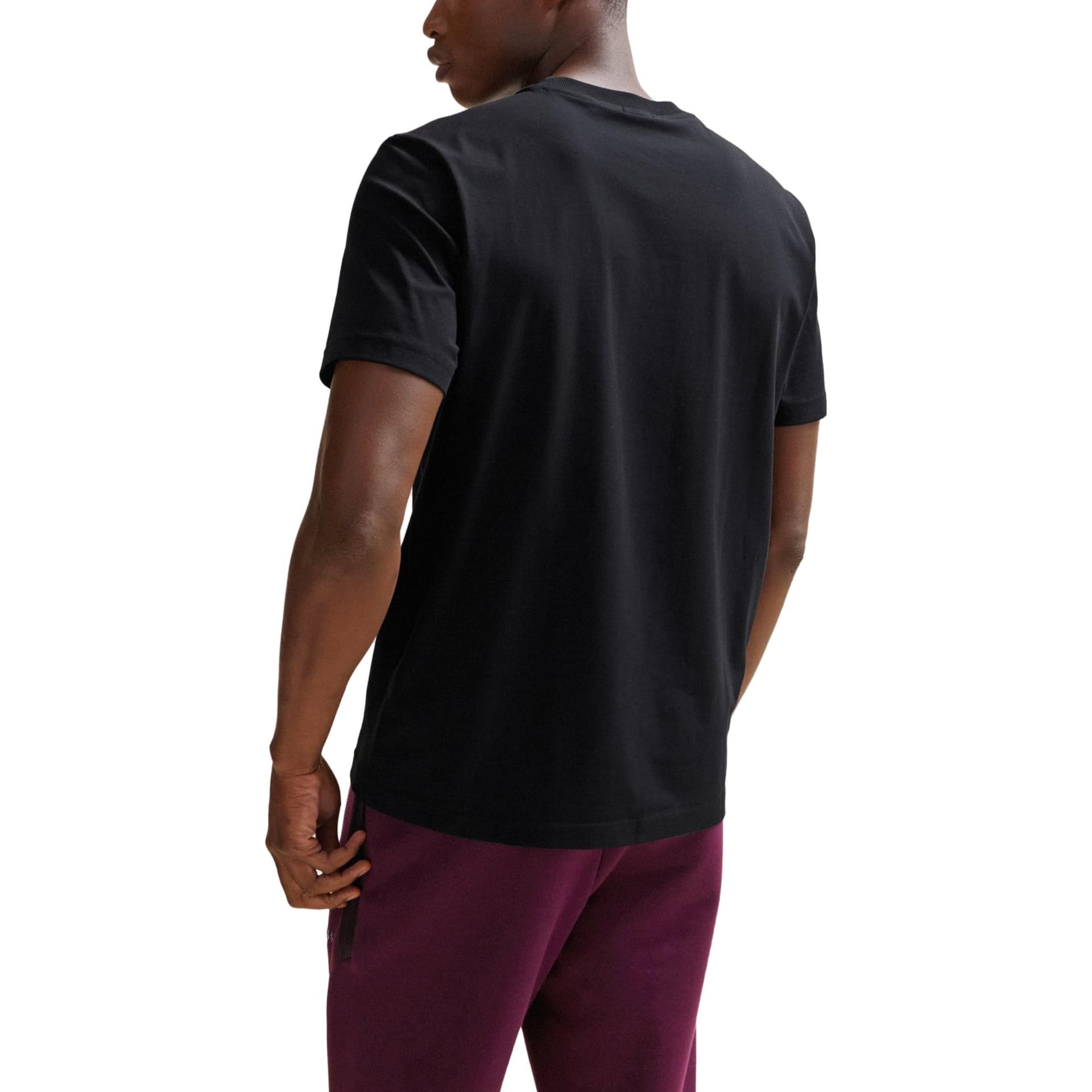 Футболка HUGO BOSS FW23 Stretch-Cotton Regular-Fit T-Shirt With Seasonal Artwork T - изображение 4