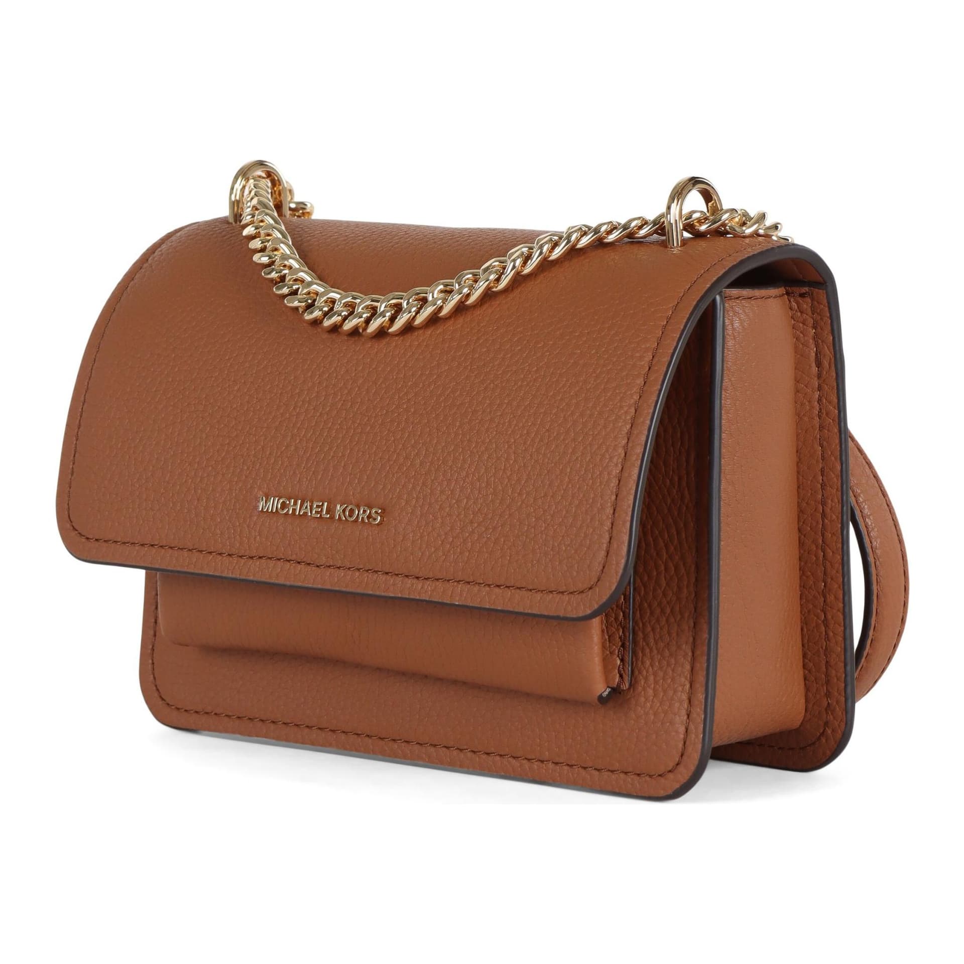 Сумка через плечо MICHAEL KORS Claire Зернистая текстура кожа Сумка через плечо Сумка на плечо Женская Коровья кожа Коричневый - изображение 2