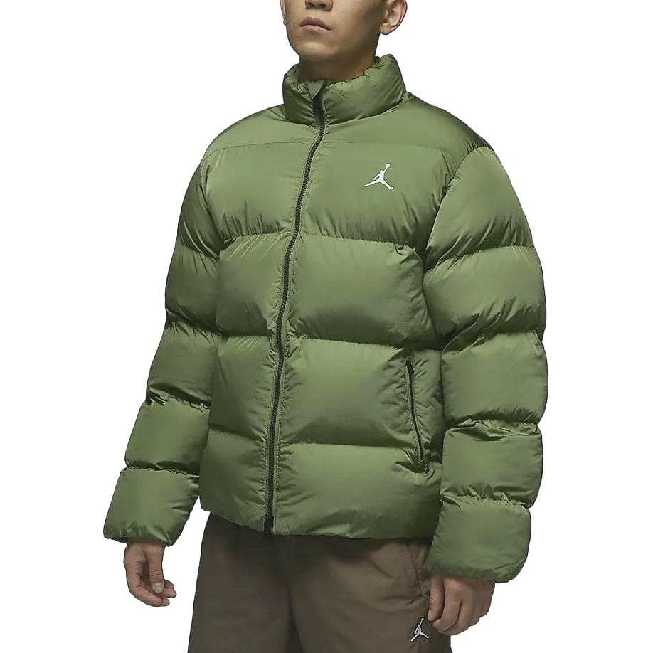 Зимняя куртка пуховик Jordan Essentials Light Olive - изображение 4