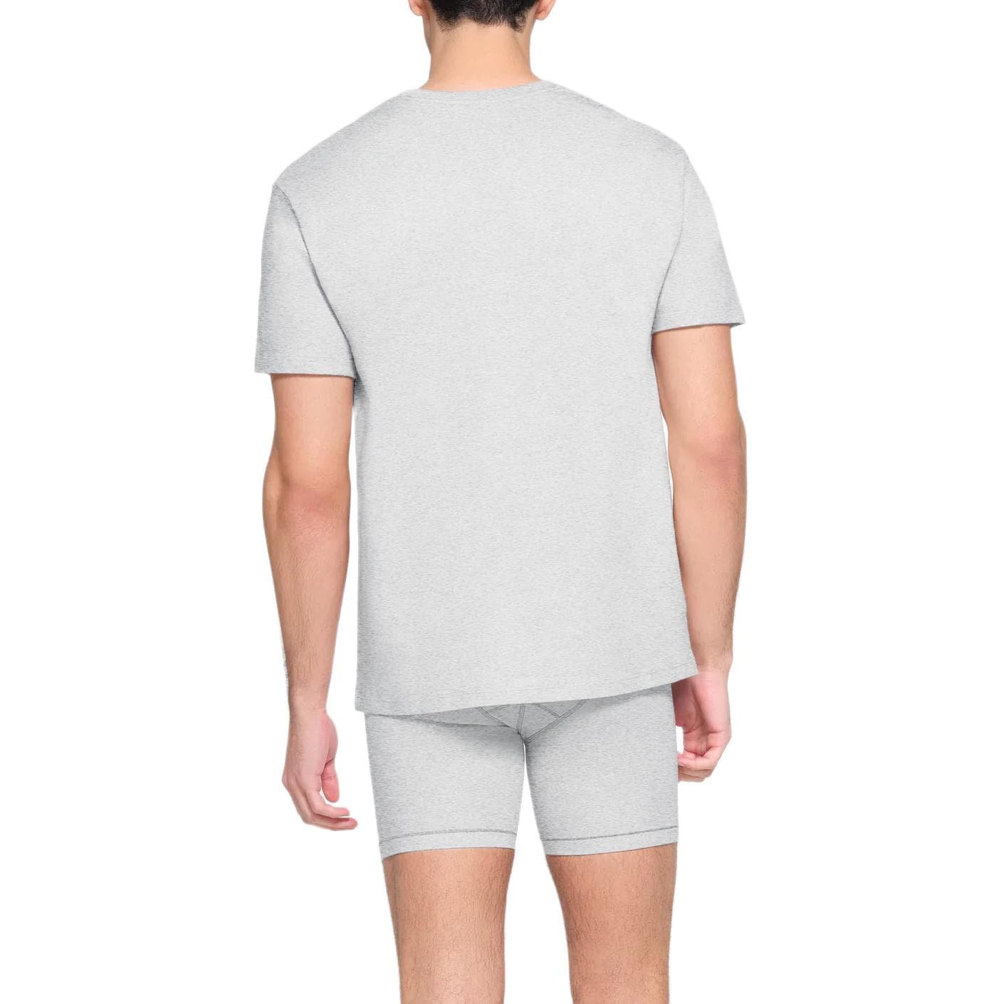Футболка SKIMS MENS CLASSIC T-SHIRT T LIGHT HEATHER GREY - изображение 3