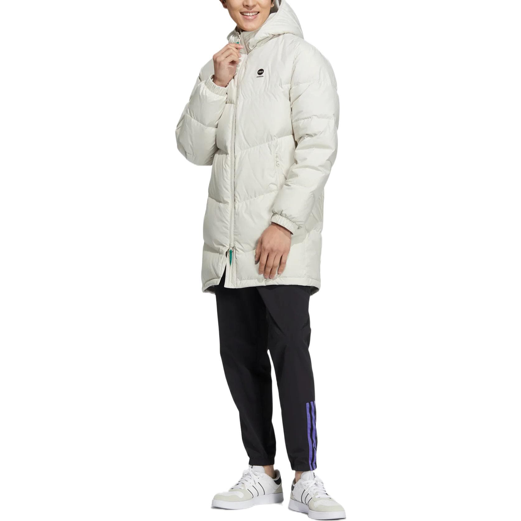 Зимняя куртка adidas neo Logo - изображение 2