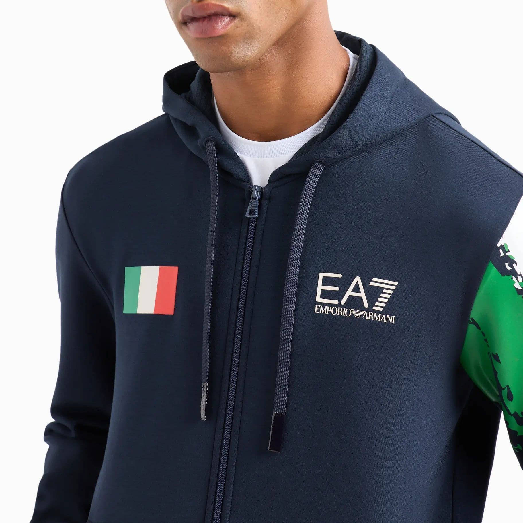 Худи EMPORIO ARMANI EA7 SS24 Logo - изображение 5