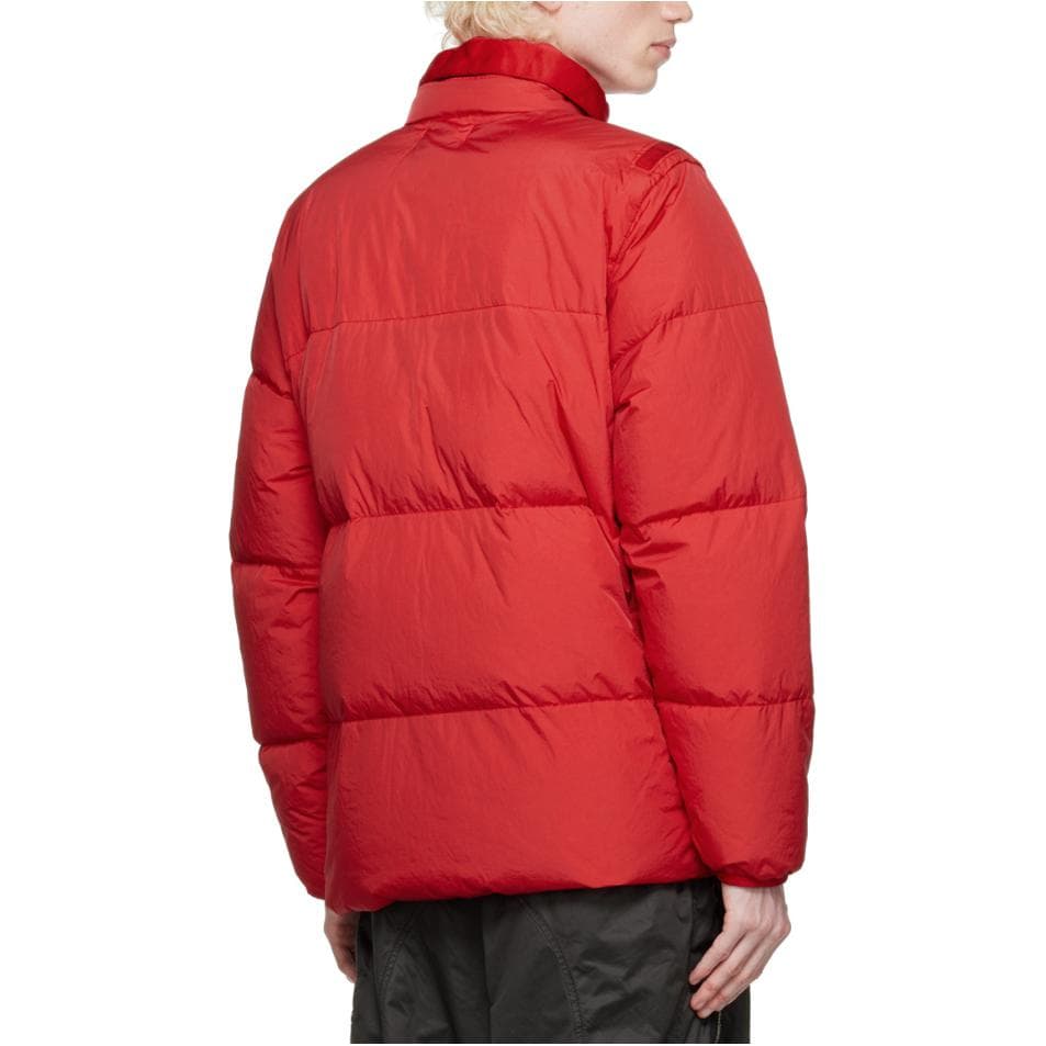 Зимняя куртка Stone Island Logo Puffer Jacket Red - изображение 5