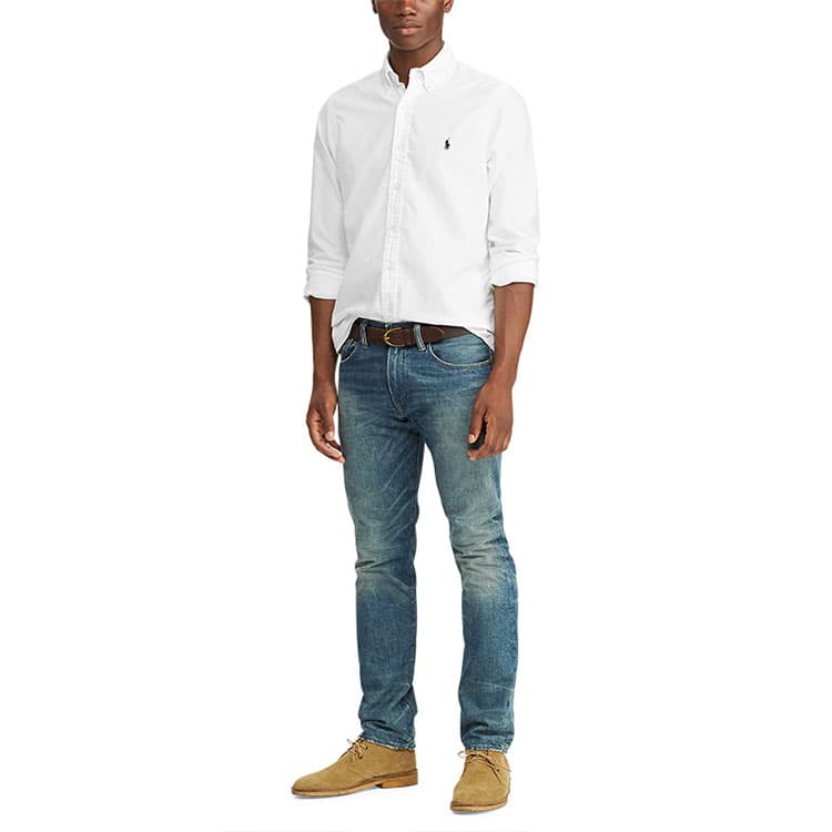 Рубашка Polo Ralph Lauren Oxford Shirt White - изображение 3