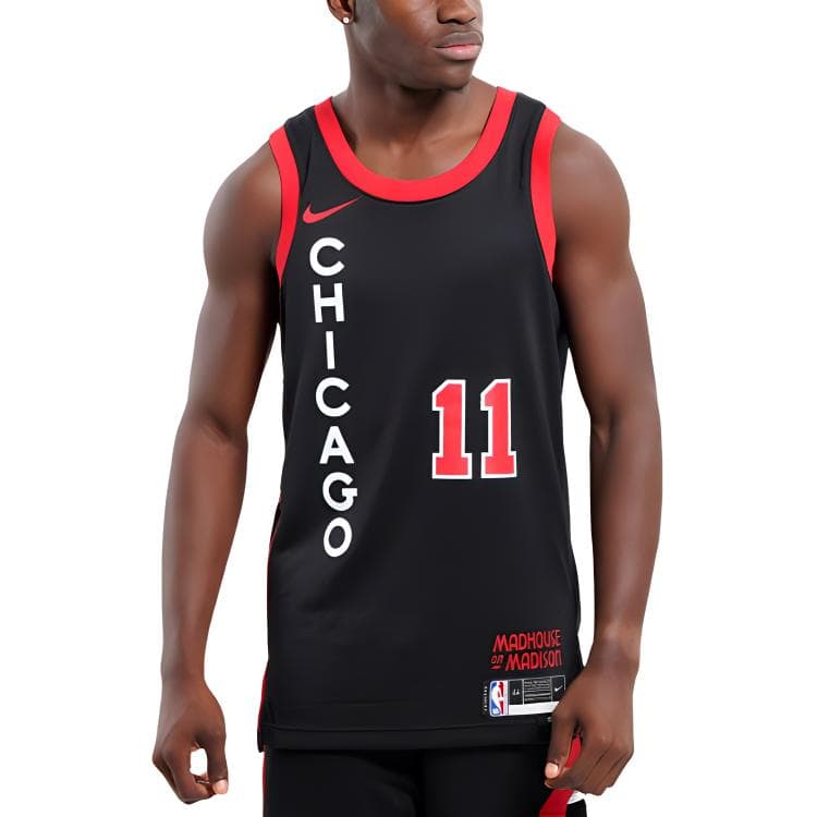 Баскетбольная майка Nike Dri-Fit NBA Swingman Jersey Chicago Bulls DeMar DeRozan 11 Black - изображение 4