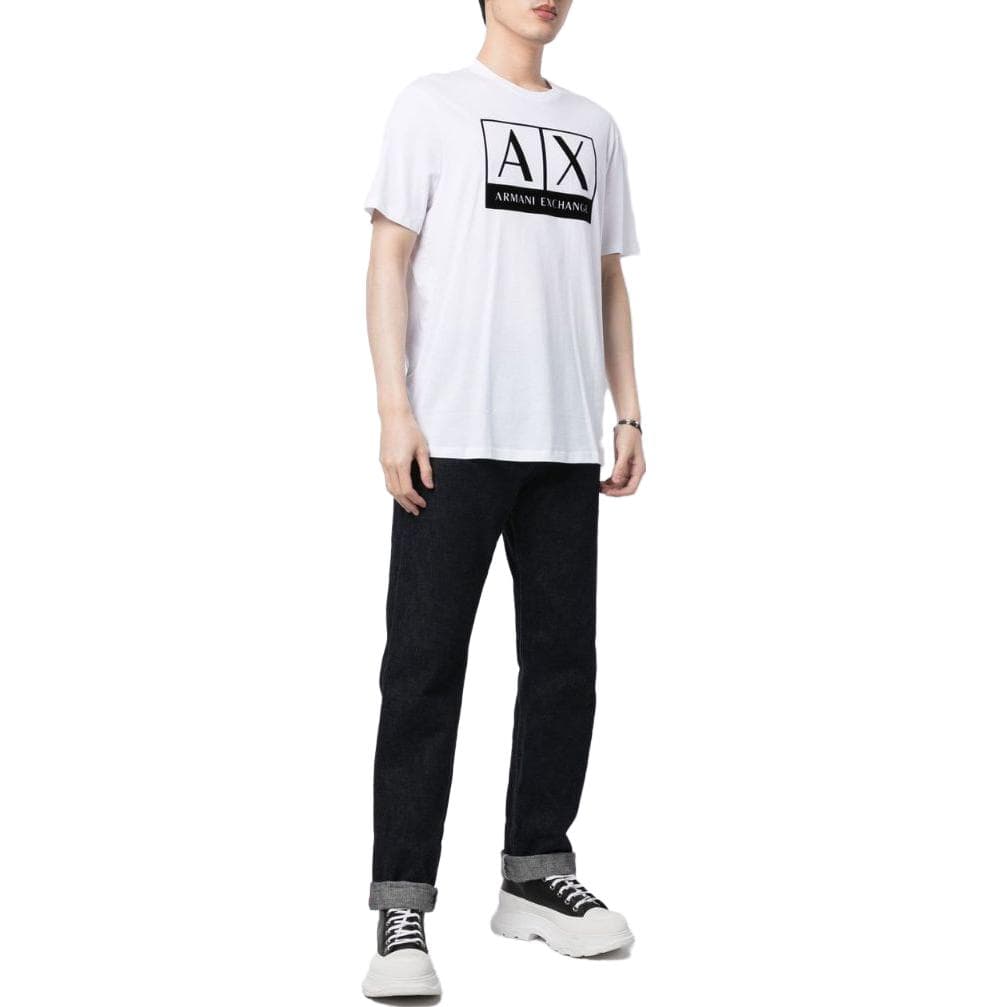 Футболка ARMANI EXCHANGEAE SS23 T Рубашка Мужская Белая - изображение 4