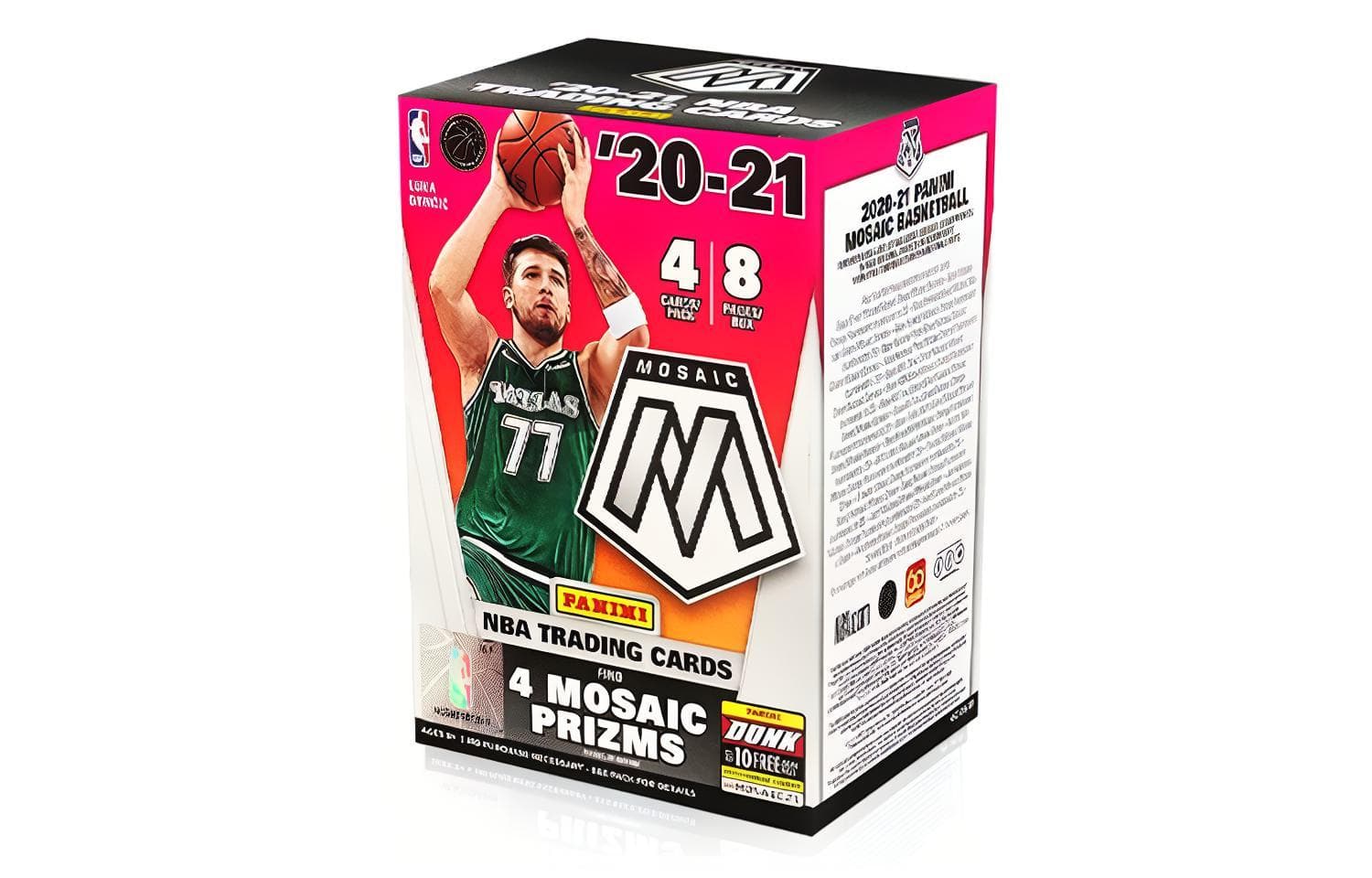 Коллекционные карточки PANINI NBA NBA 2020-2021 Mosaic Basketball Blaster Box - изображение 3