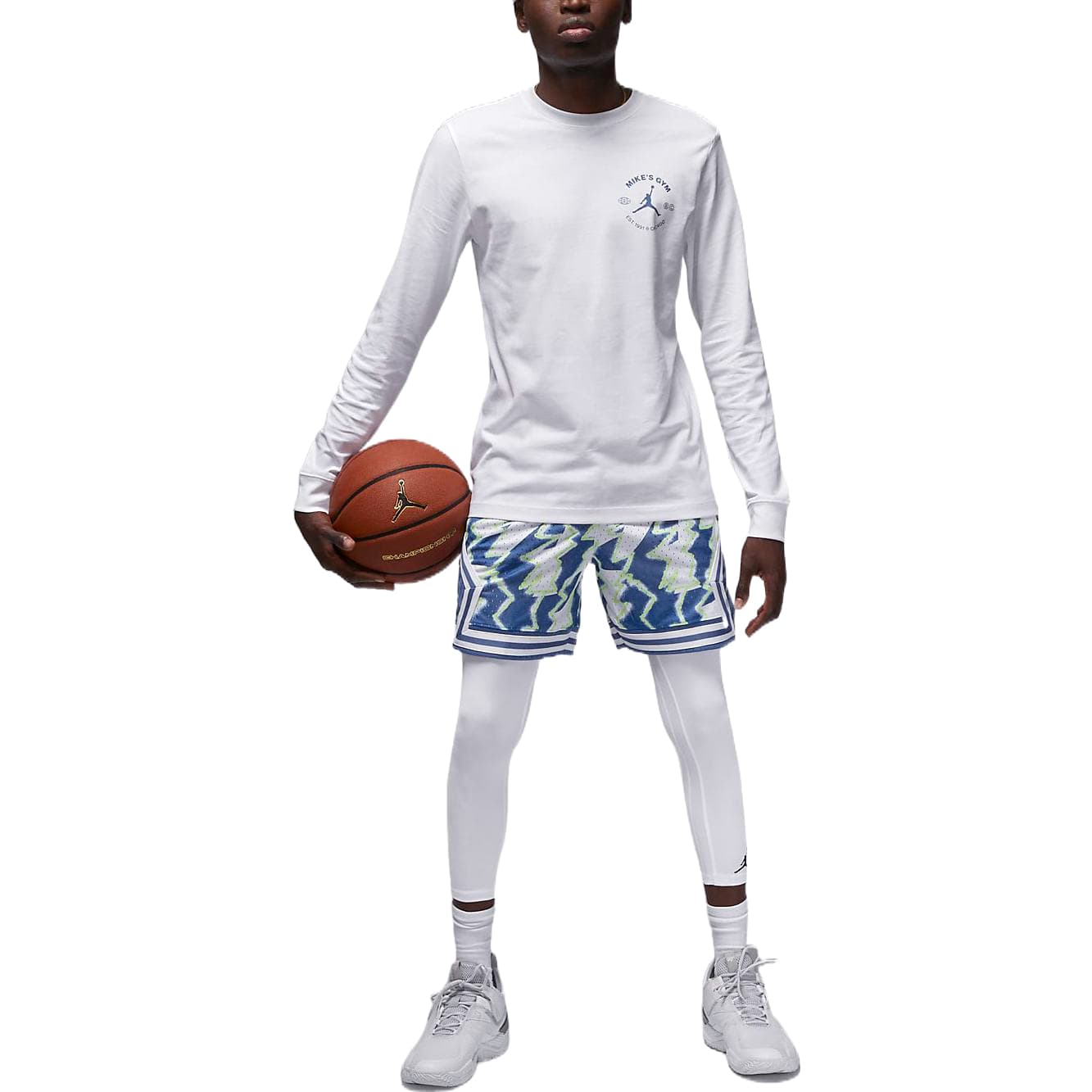 Спортивная одежда Jordan Logo Slim Fit Pants White - изображение 4