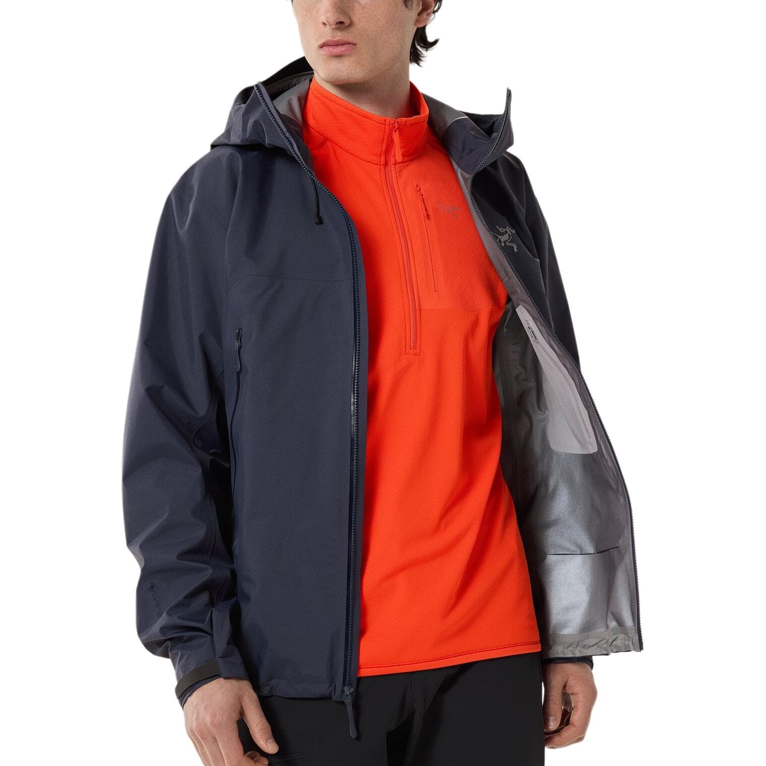 Демисезонная куртка ARC'TERYX BETA SL Дышащий Водонепроницаемый и Ветрозащитный Ветровка Мужская - изображение 4