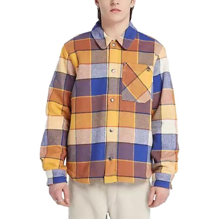 Рубашка Timberland Organic Cotton Fleece-Lined Overshirt - изображение 3