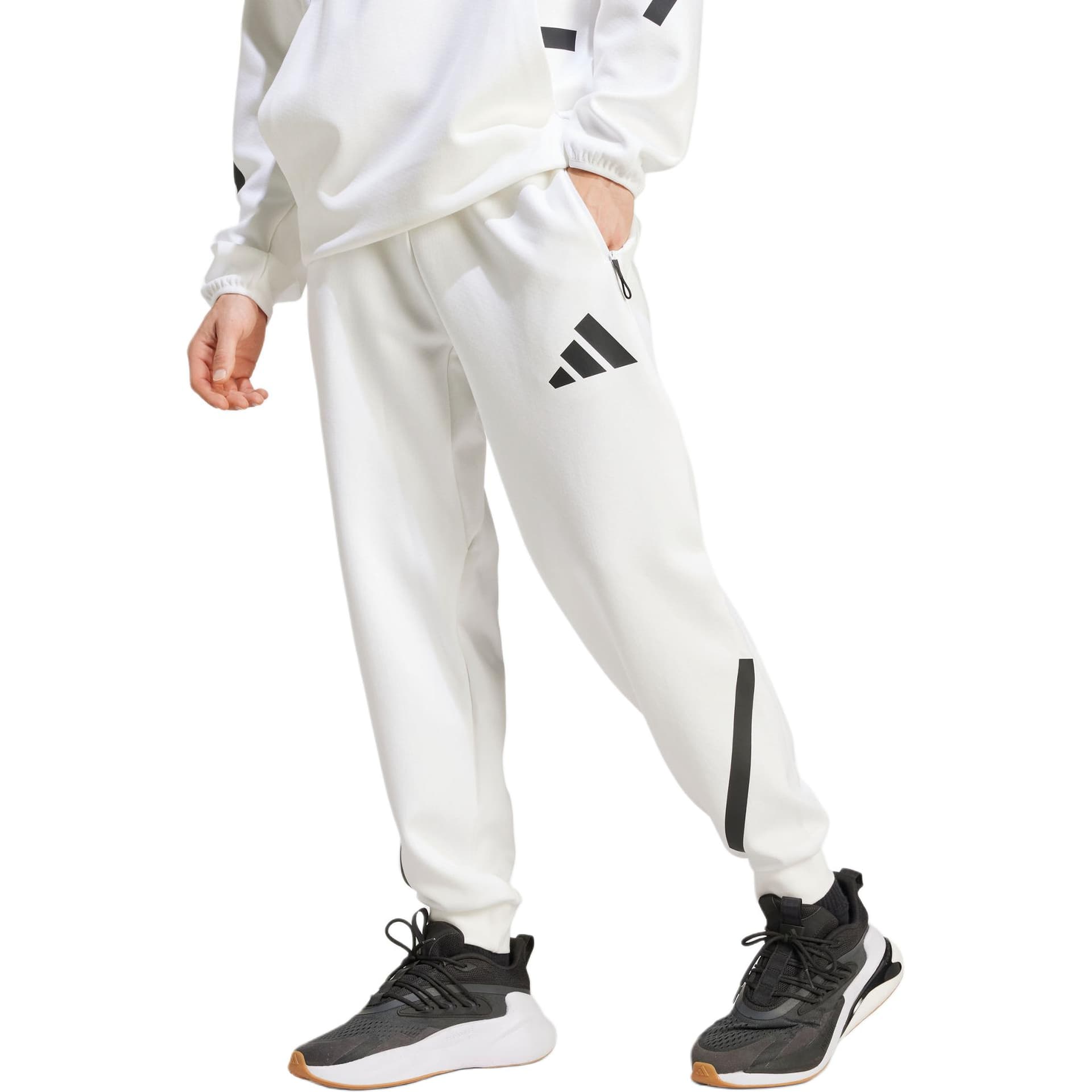 Штаны Adidas Z.N.E. Спортивная одежда Tracksuit Bottoms Повседневные брюки Мужской Белый - изображение 2