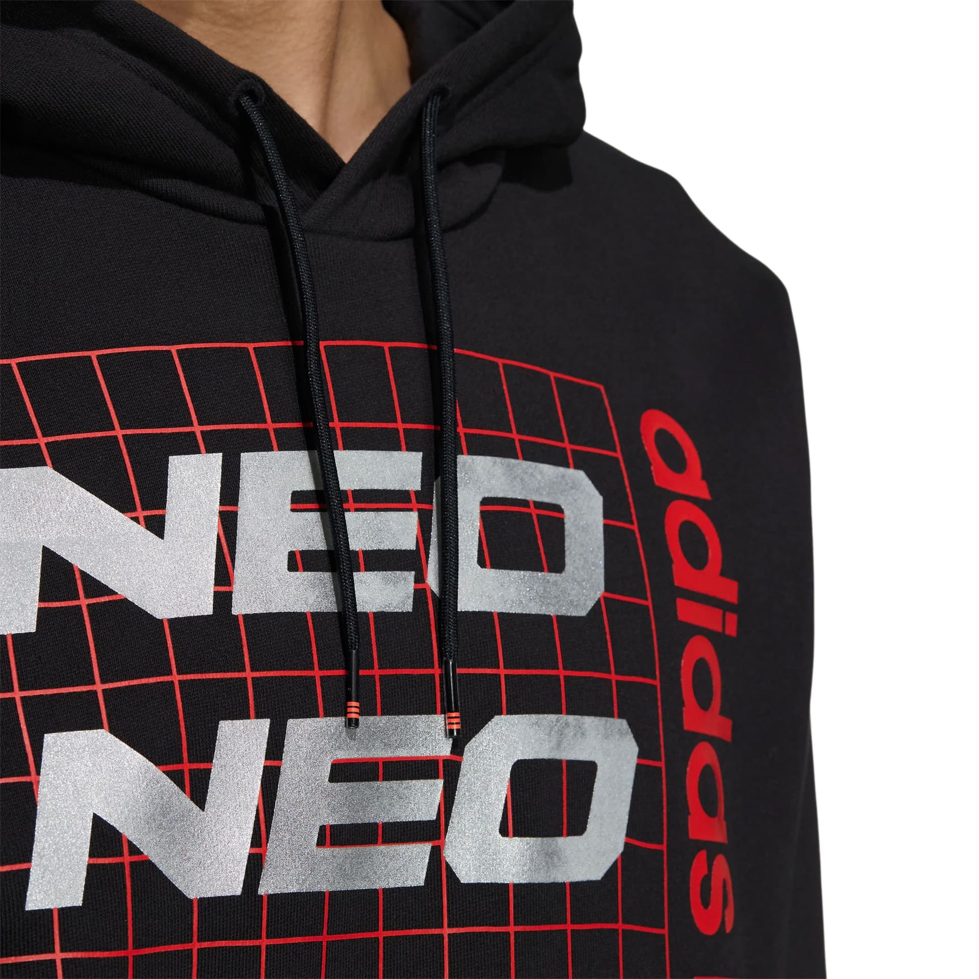 Худи Adidas Neo Черные Мужские Толстовки - изображение 6