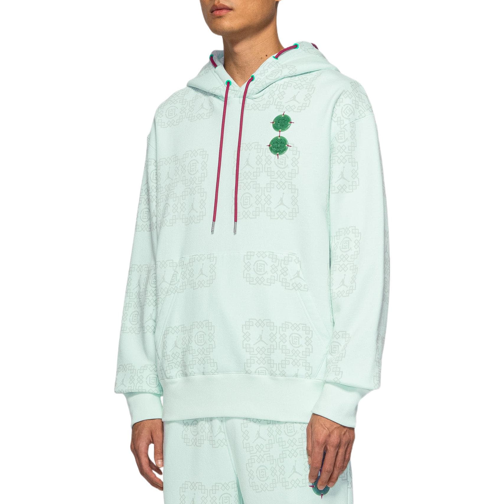 Худи Jordan CLOT Hoodie Jade Green - изображение 4