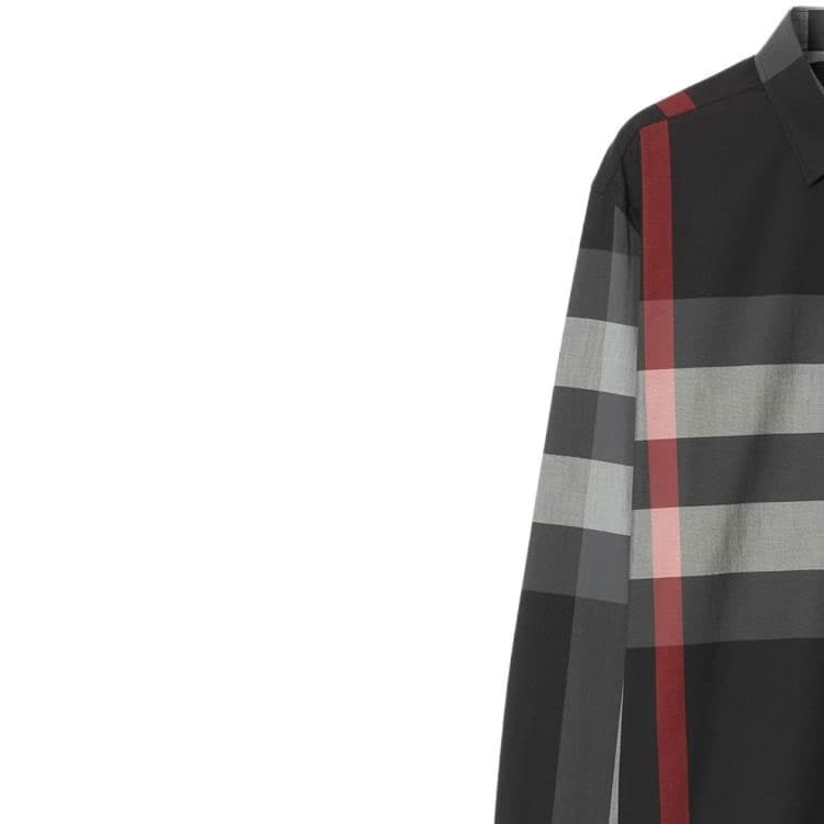 Рубашка Burberry Check Cotton Shirt - изображение 6