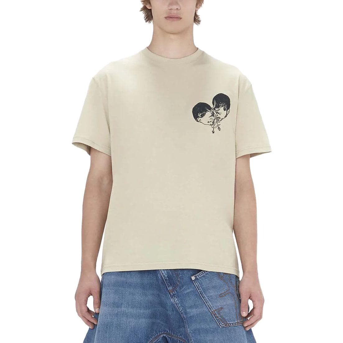 Футболка JW Anderson Embroidered T-Shirt - Pol Anglada Artwork T - изображение 2