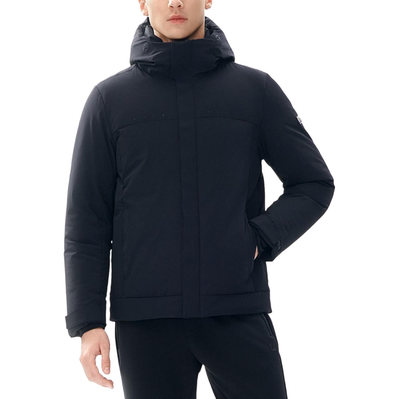 Зимняя куртка FILA Hooded Down Jacket Black - изображение 5