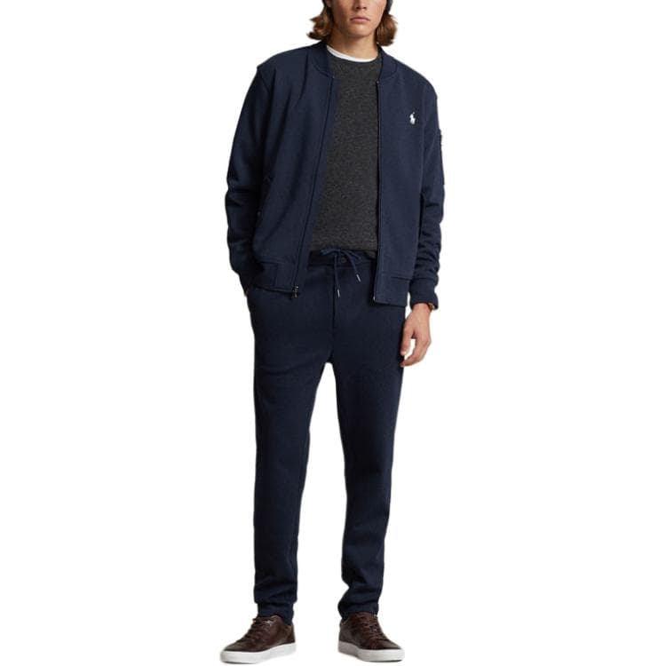 Бомбер Polo Ralph Lauren FW24 Бейсбольная куртка Мужская Темно-синяя - изображение 4