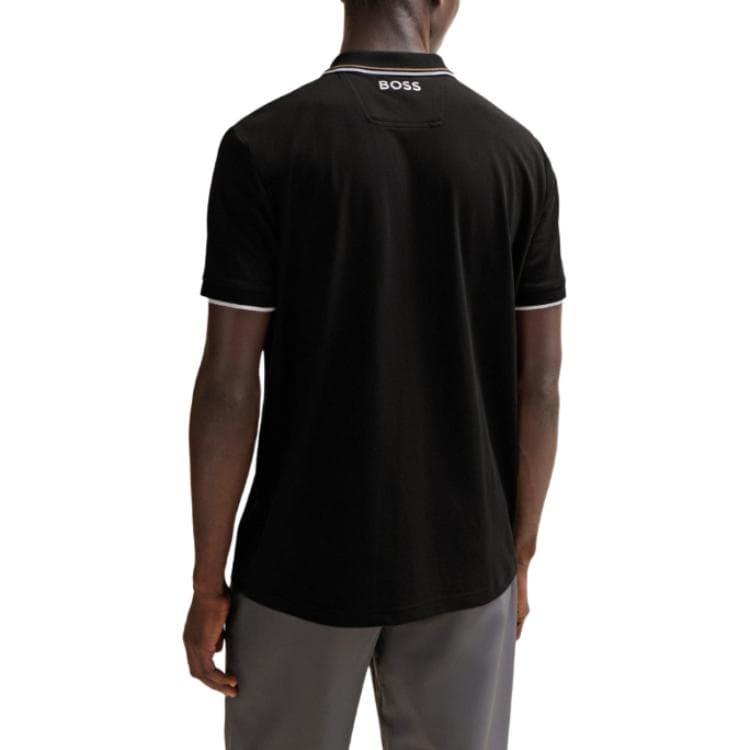 Поло HUGO BOSS SS24 Cotton Blend Polo Shirt With Contrast Logos Polo - изображение 4