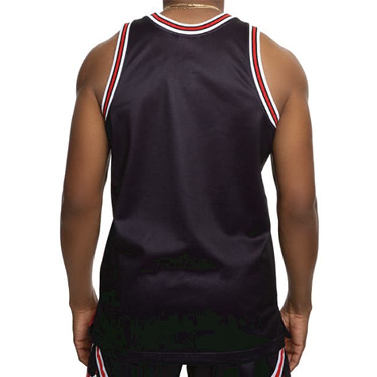 Баскетбольная майка Mitchell & Ness Big Face Bulls Black - изображение 4