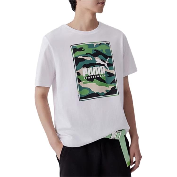 Футболка PUMA BOX LOGO CAMO T - изображение 3